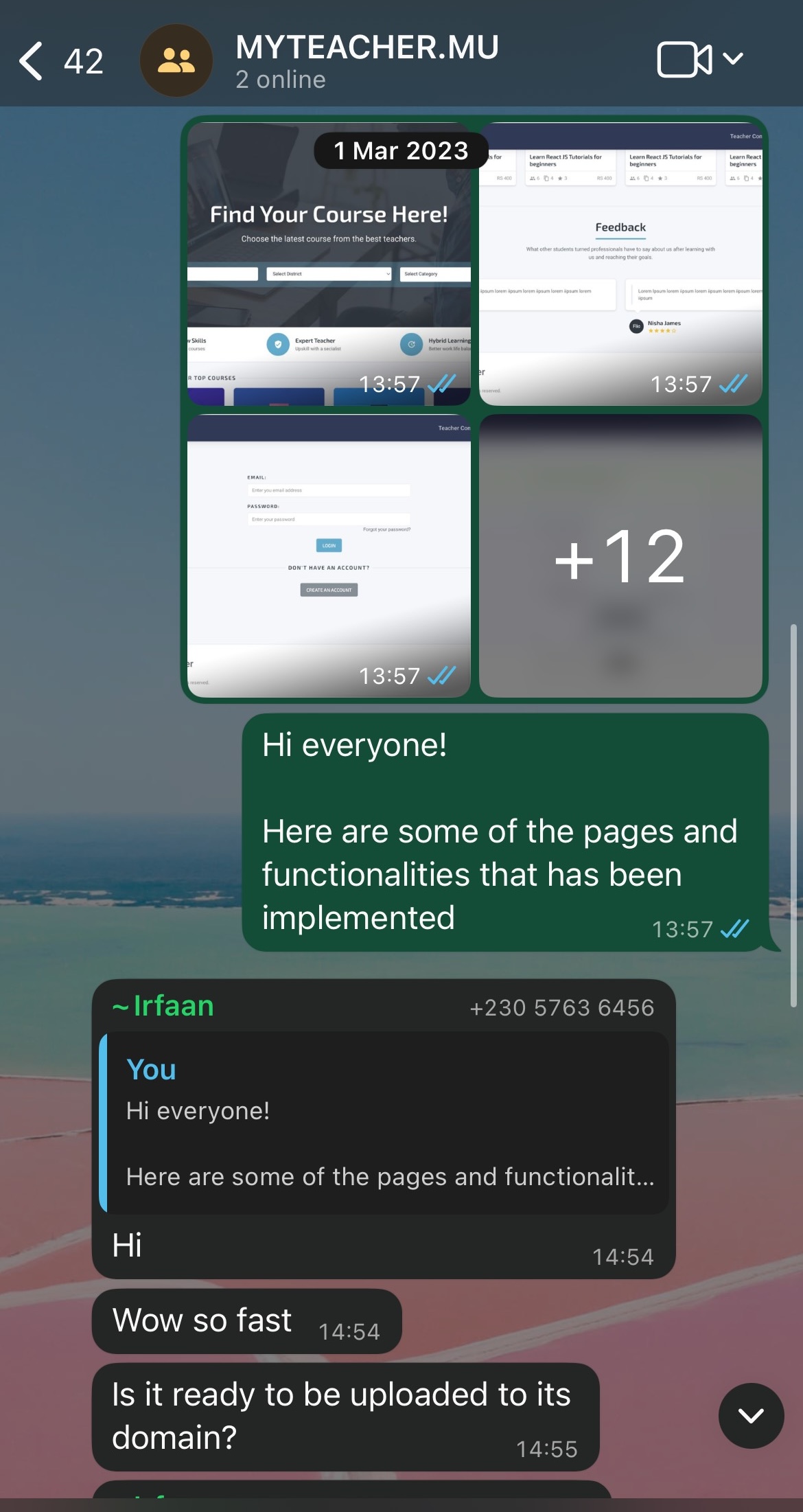 MyTeacher delivery speed