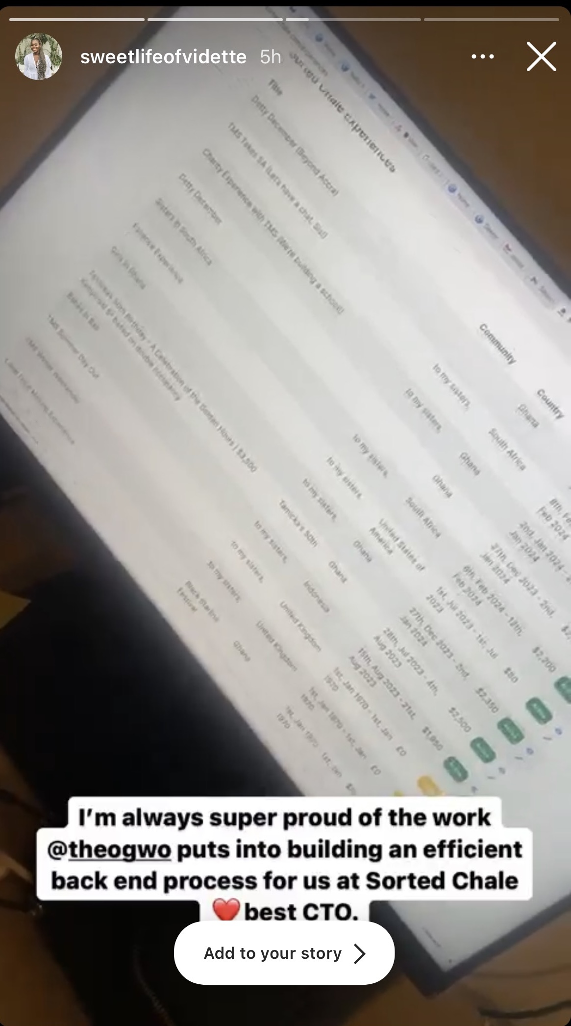 Emmanuel efficient backend for Sorted Chale